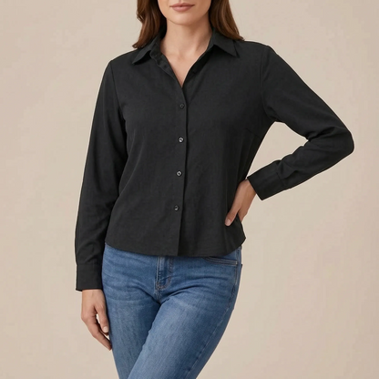Lumera | Klassisch Karierte Damenbluse Mit Langen Ärmeln