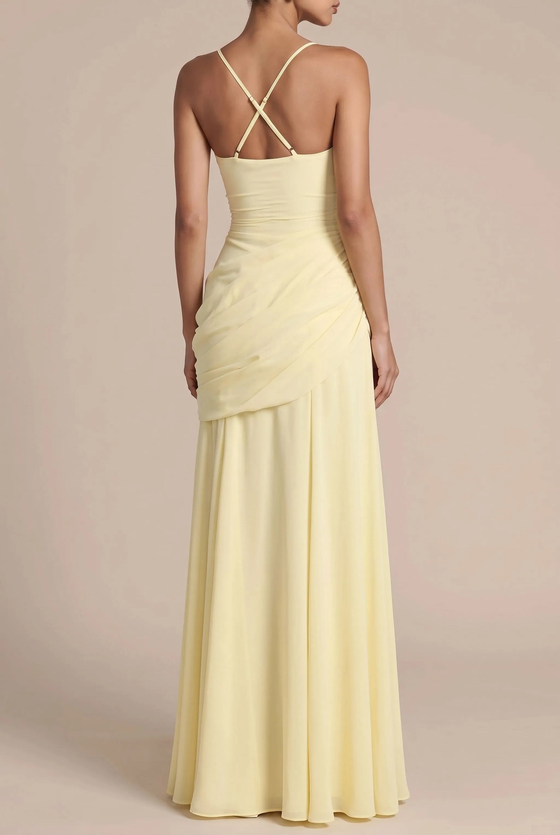 Lumery | Langes Gelbes Abendkleid