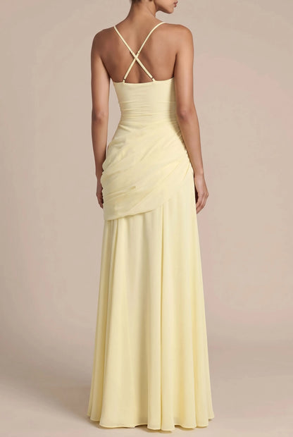 Lumery | Langes Gelbes Abendkleid