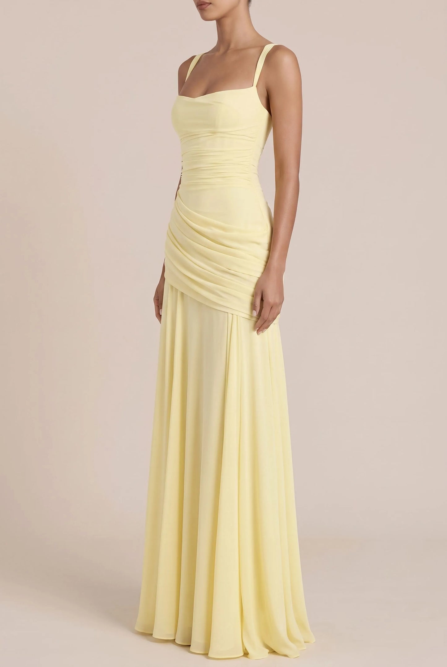 Lumery | Langes Gelbes Abendkleid