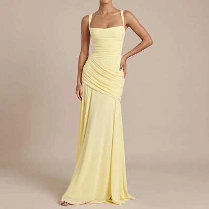 Lumery | Langes Gelbes Abendkleid