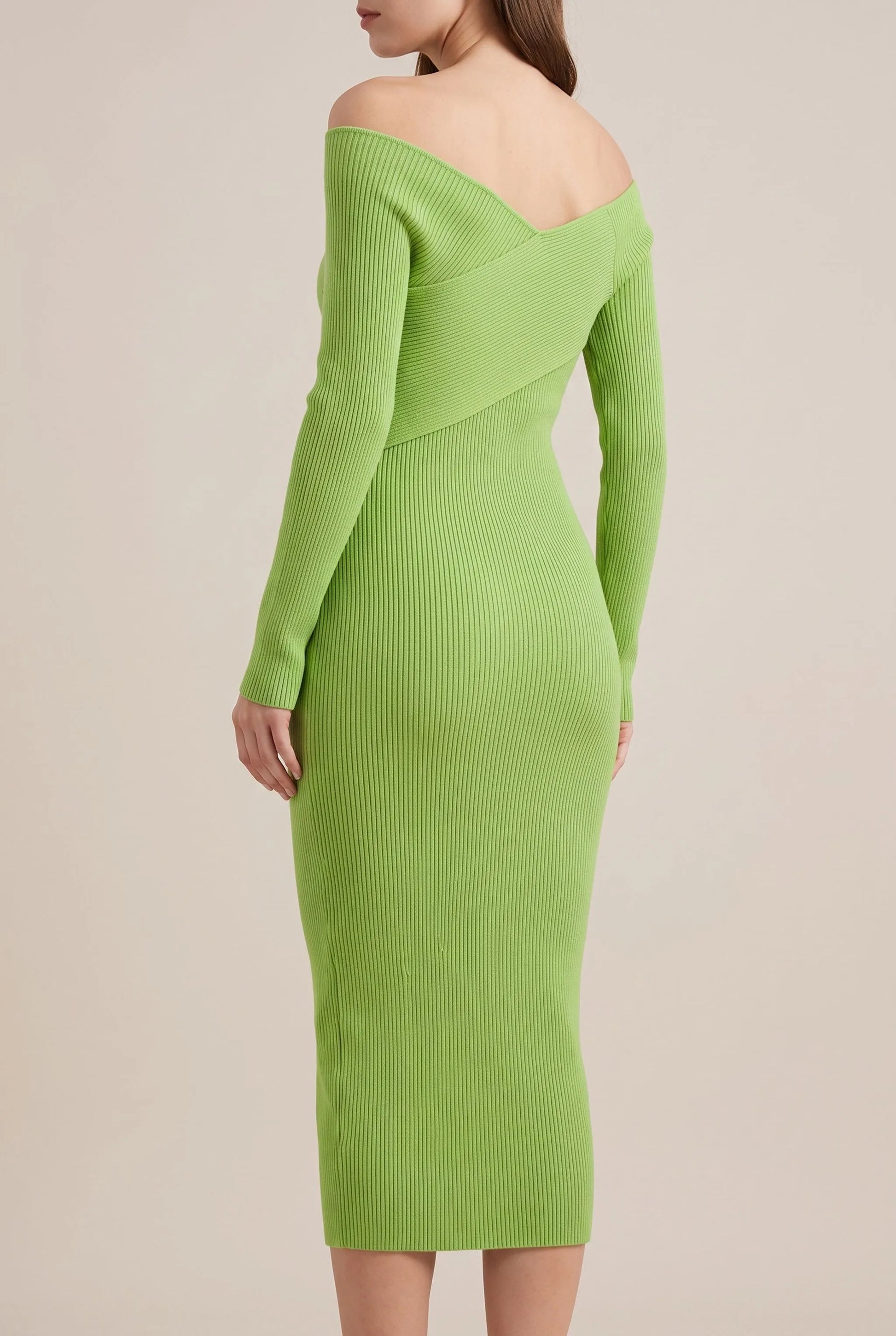 LuminaGown | Elegantes Langarm Kleid