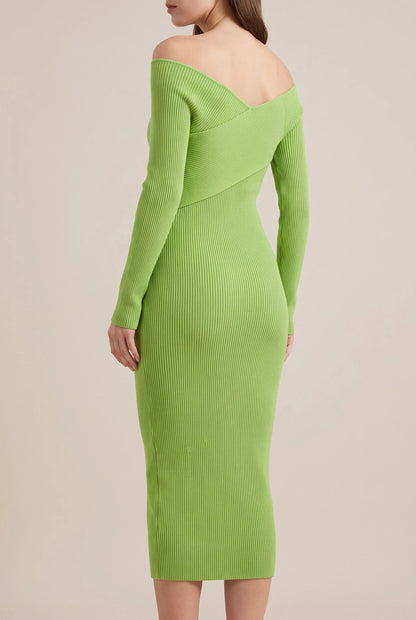 LuminaGown | Elegantes Langarm Kleid