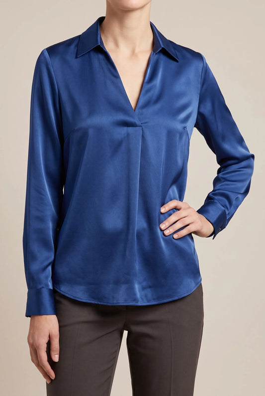 LuminaTop | Elegante Hemdbluse Für Damen