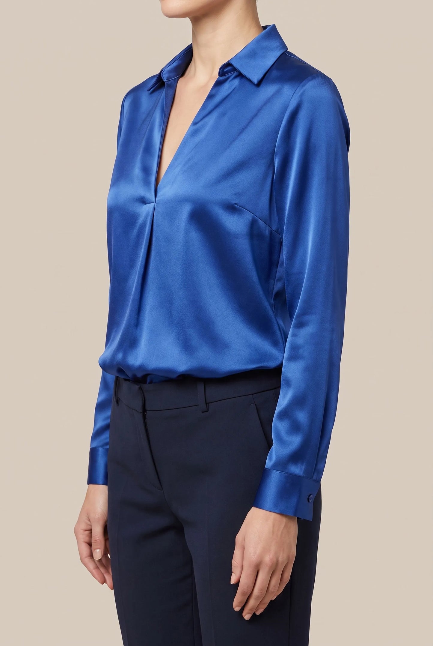 LuminaTop | Elegante Hemdbluse Für Damen
