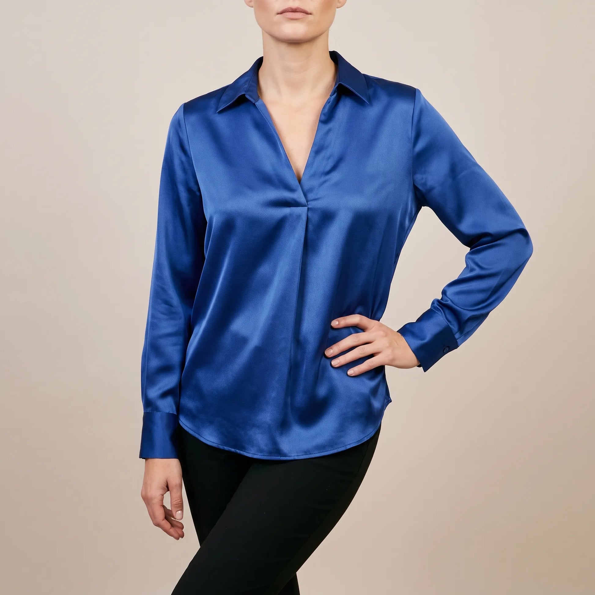 LuminaTop | Elegante Hemdbluse Für Damen