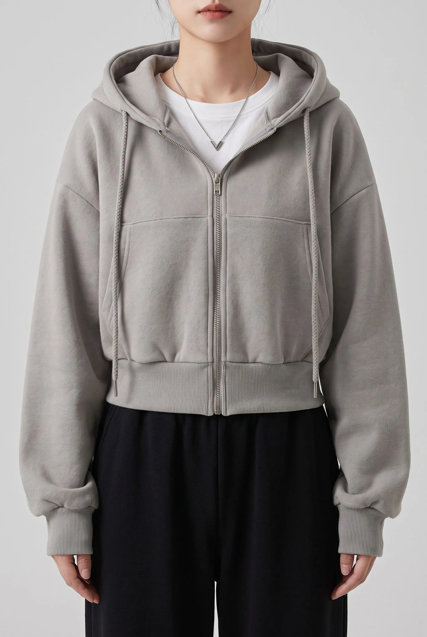 LuminaZip | Lässiger Oversized Zip Hoodie