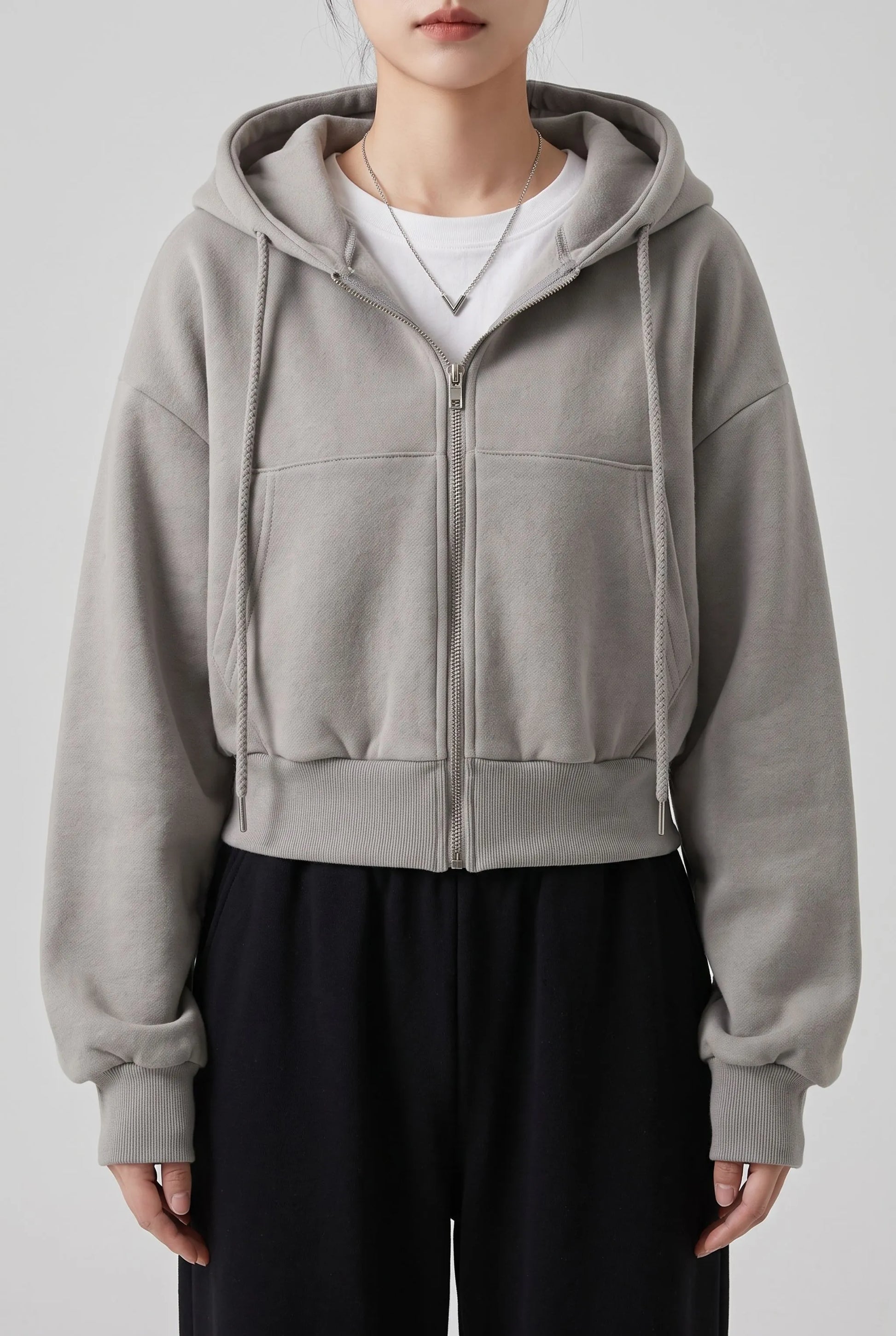 LuminaZip | Lässiger Oversized Zip Hoodie