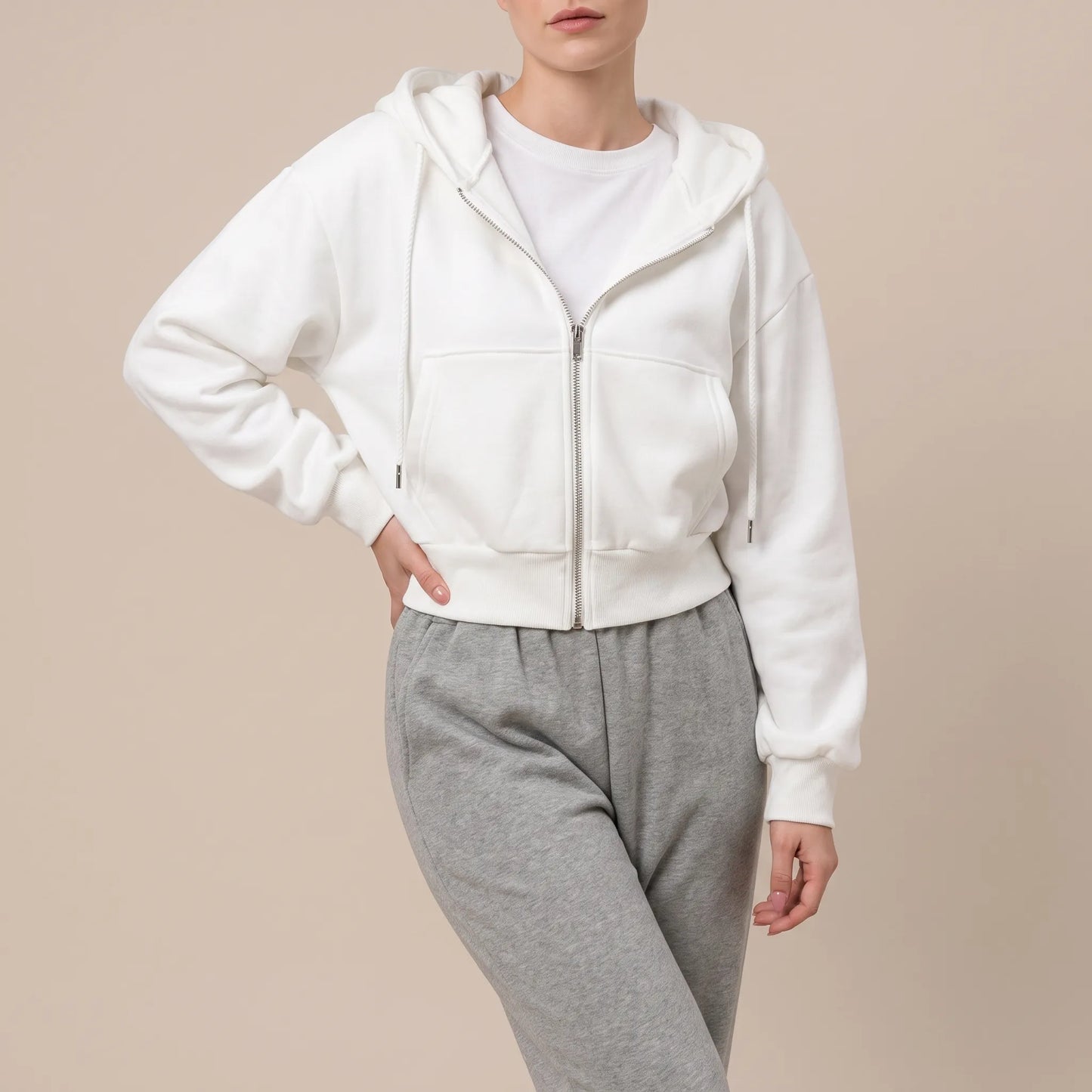LuminaZip | Lässiger Oversized Zip Hoodie