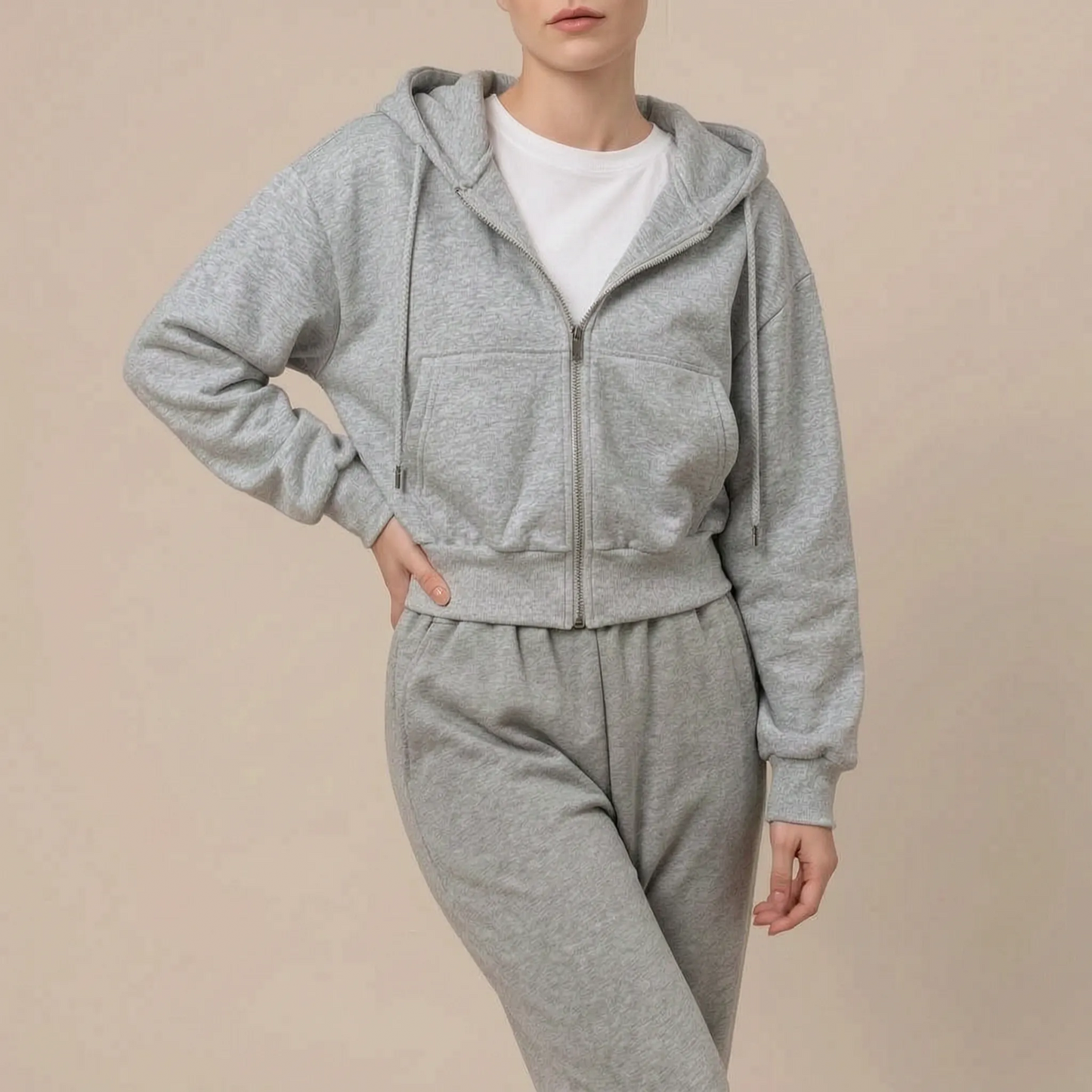 LuminaZip | Lässiger Oversized Zip Hoodie