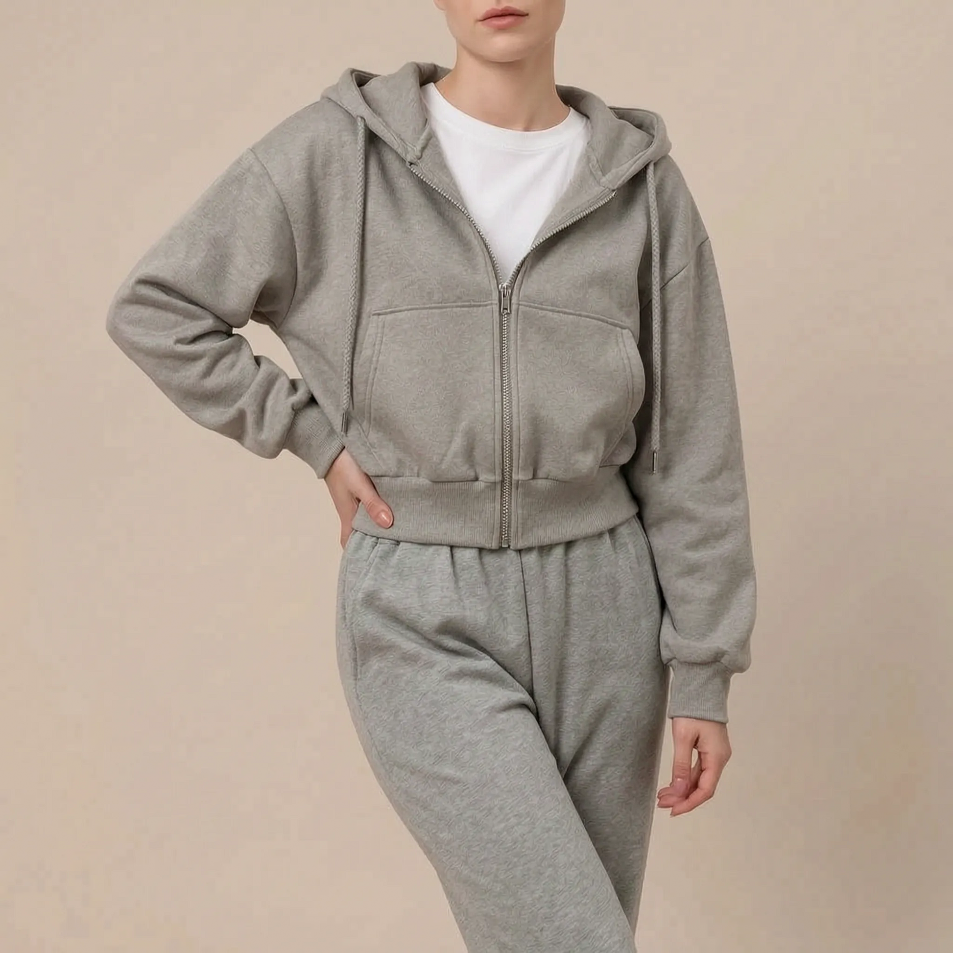 LuminaZip | Lässiger Oversized Zip Hoodie