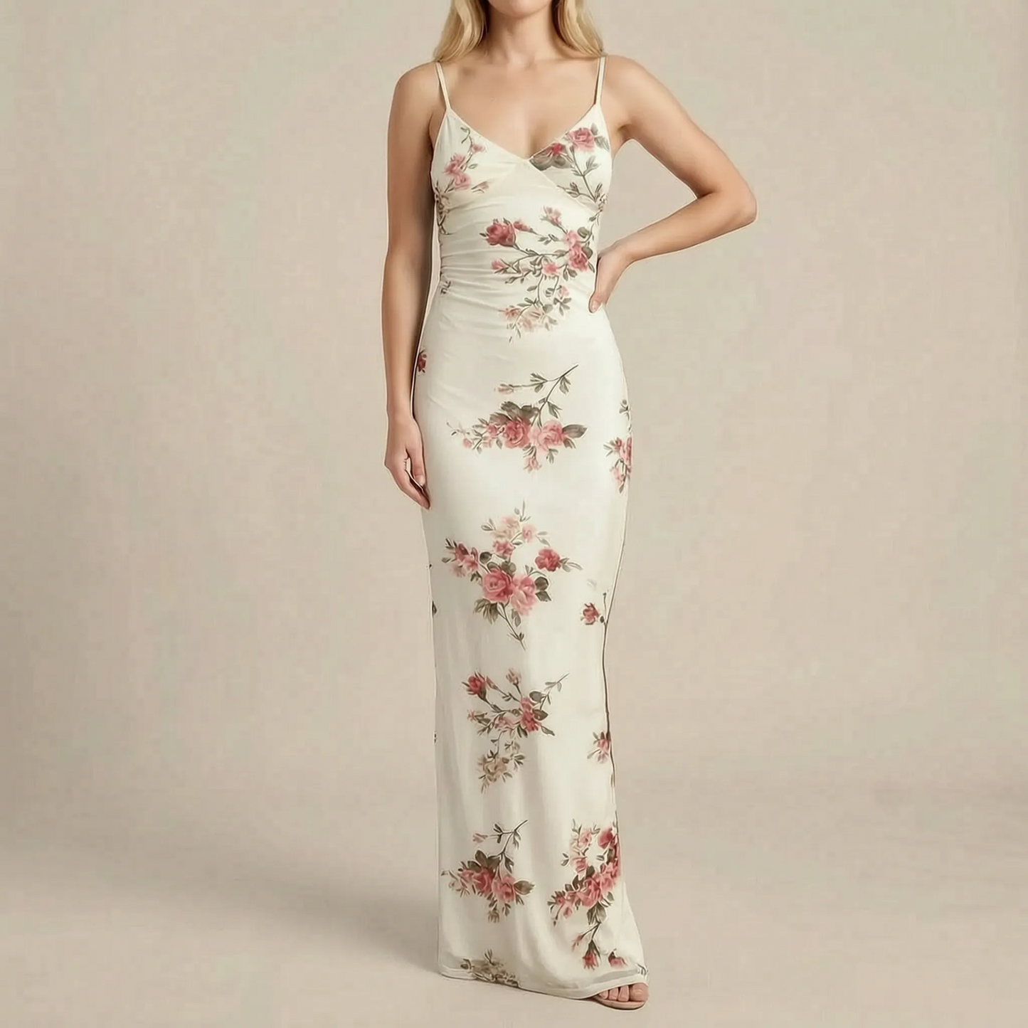 Lumnis | Langes Florales Sommerkleid