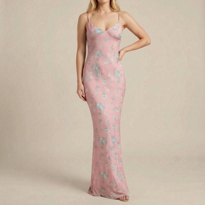 Lumnis | Langes Florales Sommerkleid