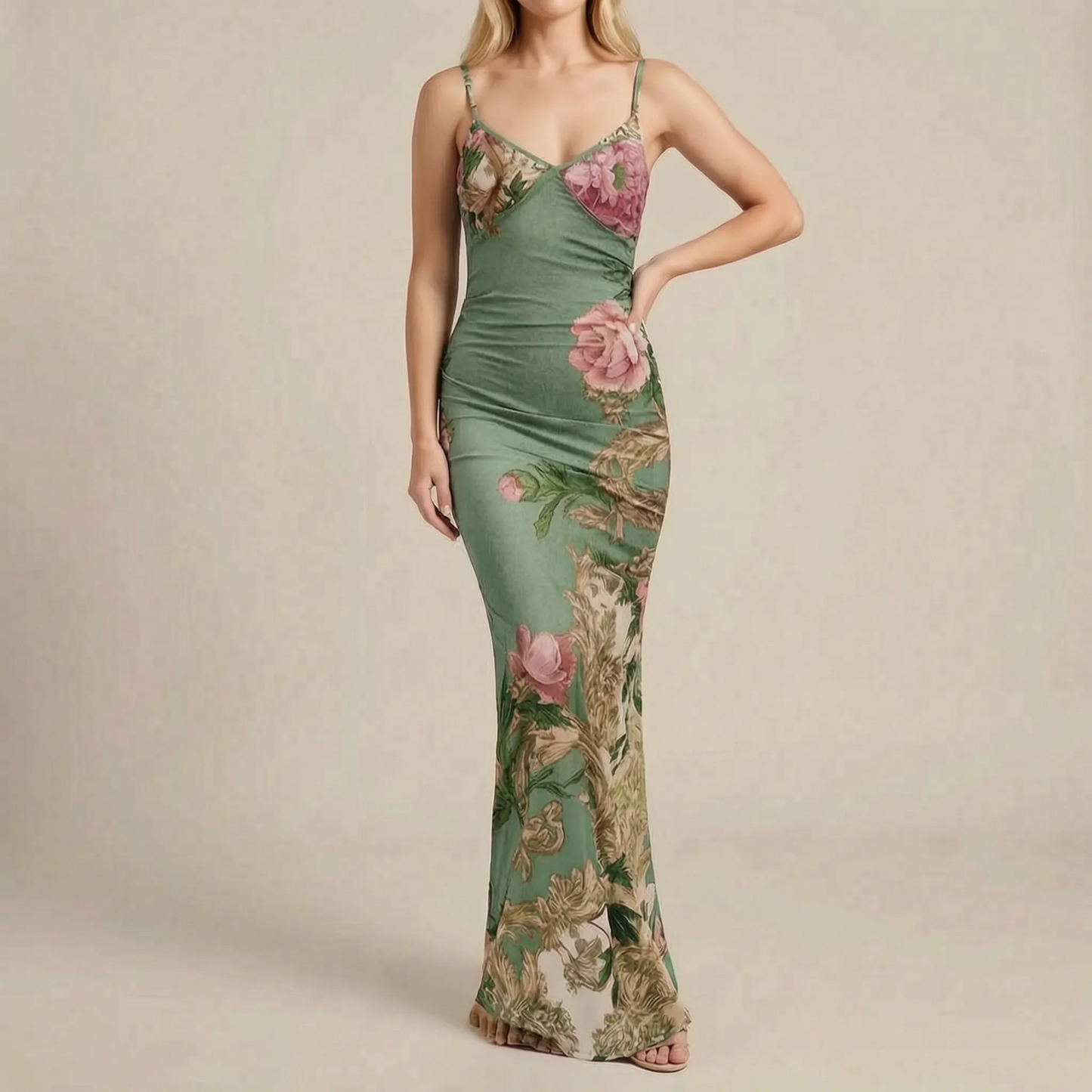 Lumnis | Langes Florales Sommerkleid