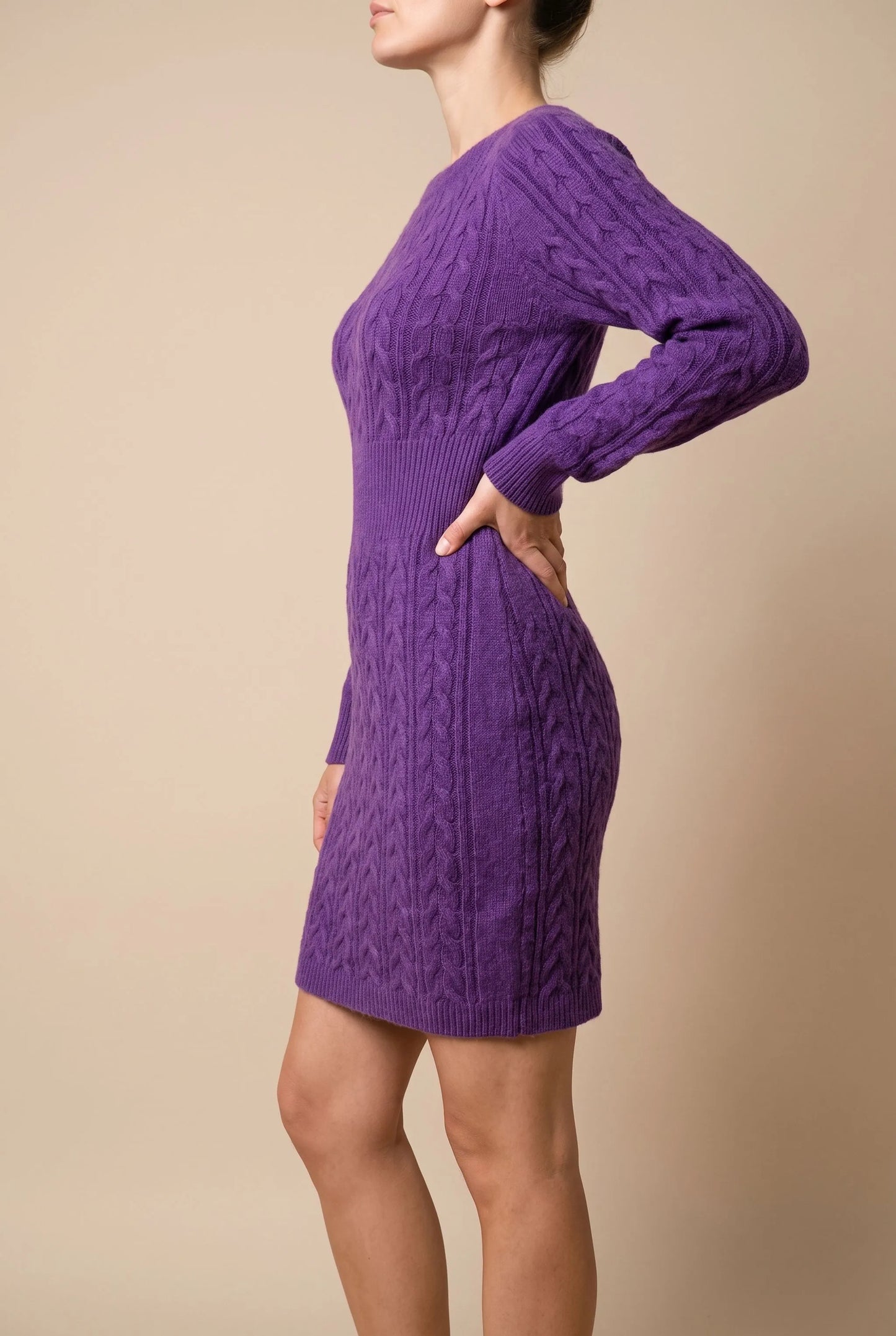 Lumora | Kurzes Strickkleid Für Damen