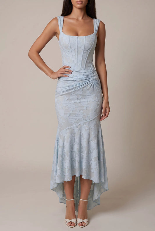 Lurelle | Elegantes Asymmetrisches Maxikleid Für Hochzeitsgäste