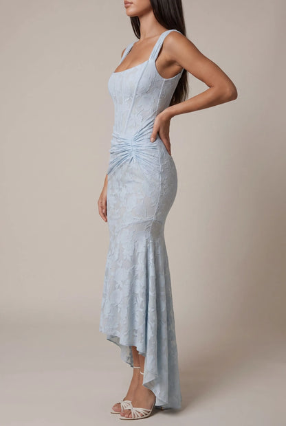 Lurelle | Elegantes Asymmetrisches Maxikleid Für Hochzeitsgäste