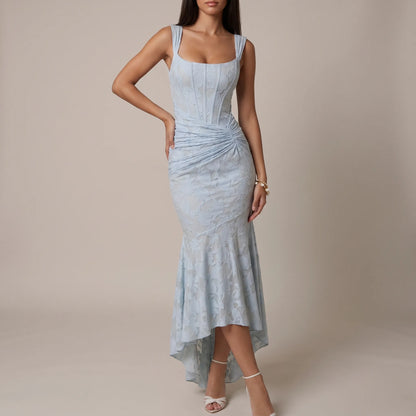 Lurelle | Elegantes Asymmetrisches Maxikleid Für Hochzeitsgäste