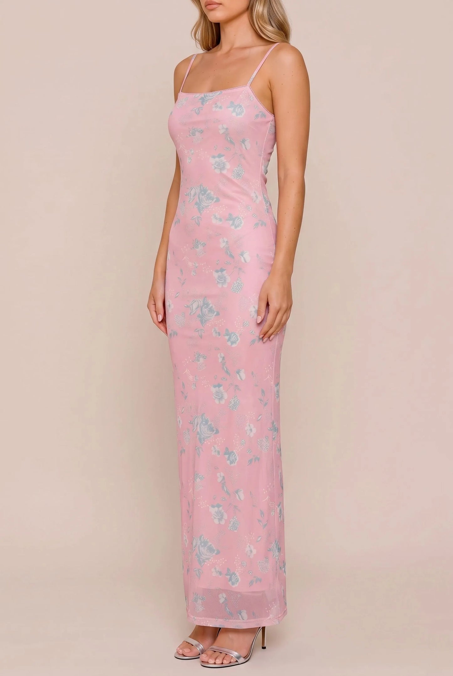 Luvien | Bodenlanges Florales Maxikleid