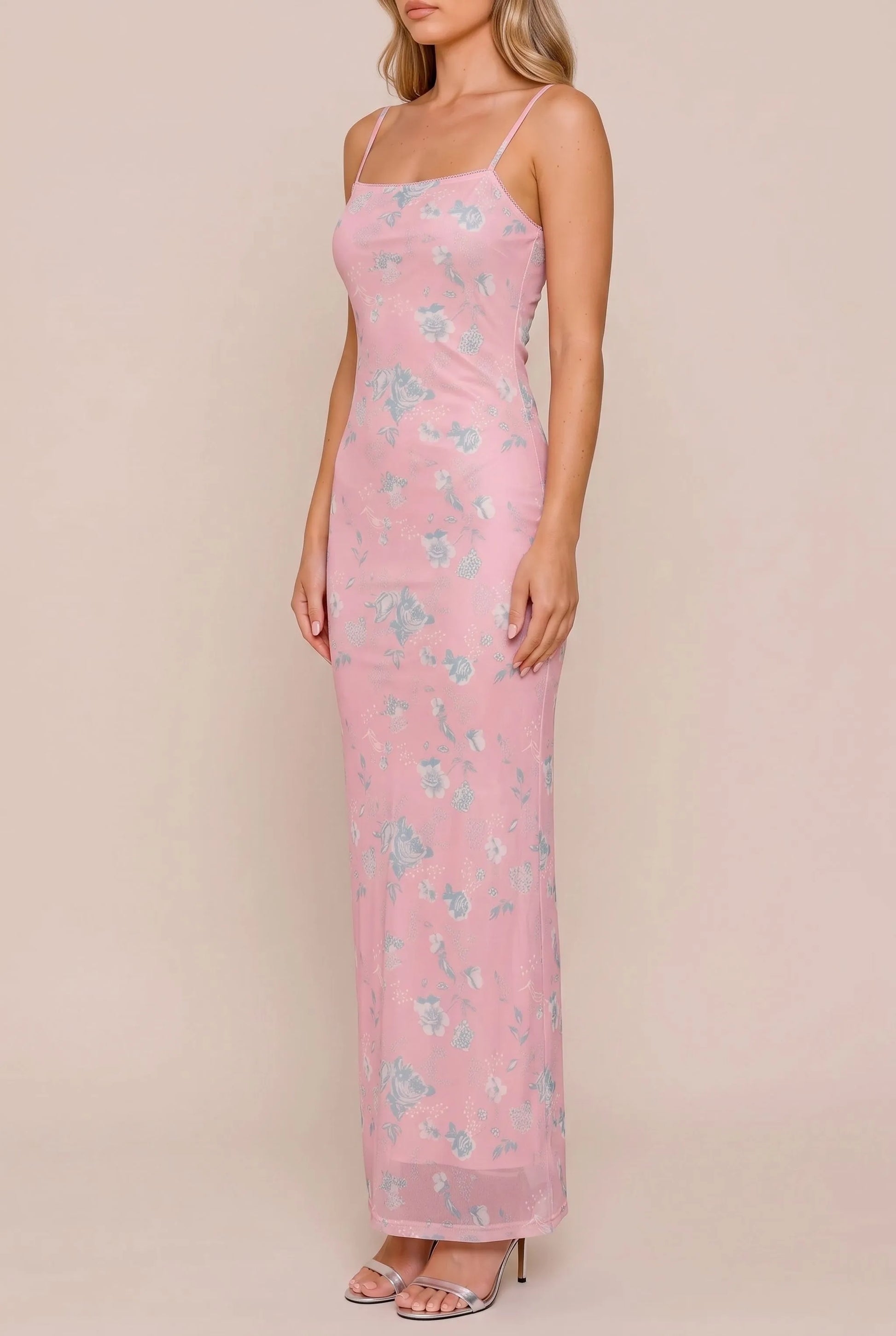 Luvien | Bodenlanges Florales Maxikleid