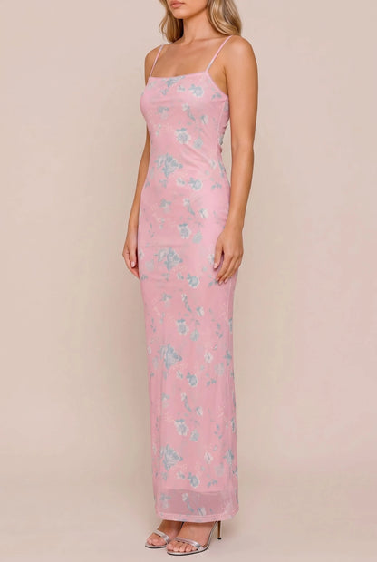 Luvien | Bodenlanges Florales Maxikleid