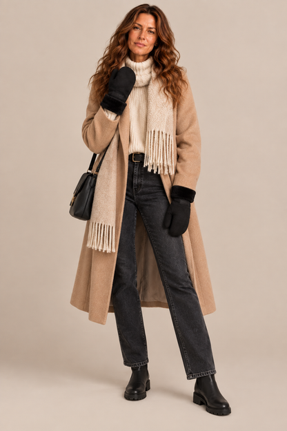 Maelis | Lederhandschuhe Damen mit weichem Plüschbesatz