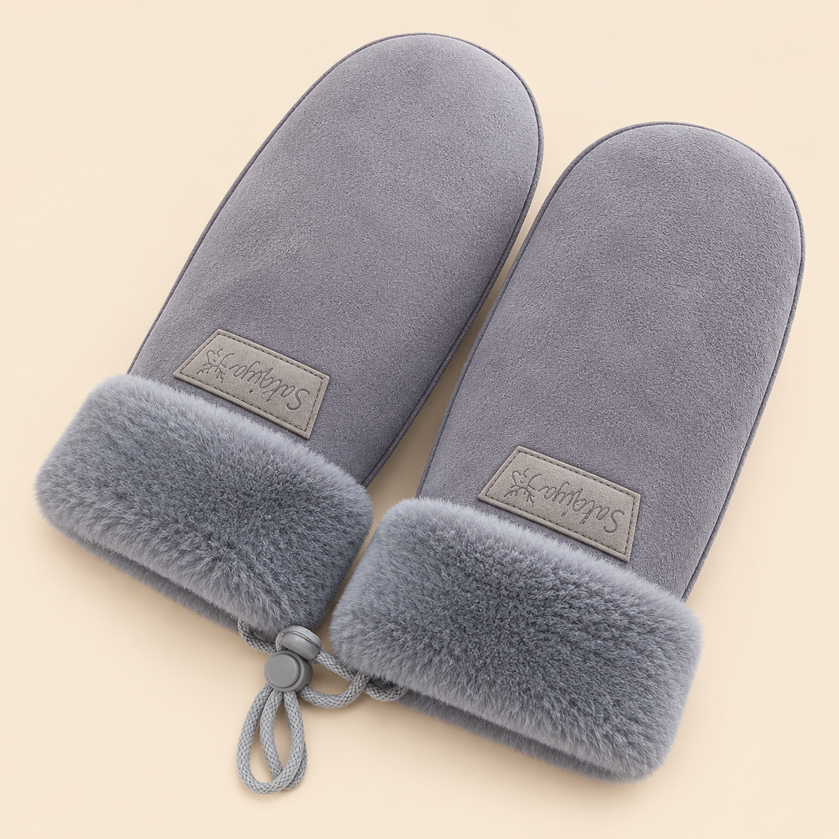 Maelis | Lederhandschuhe Damen mit weichem Plüschbesatz