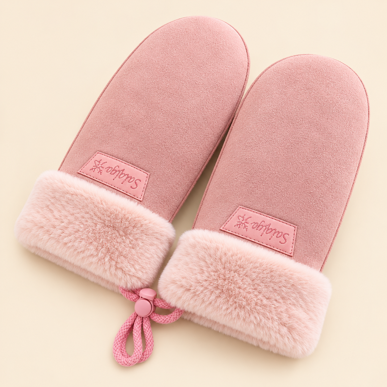 Maelis | Lederhandschuhe Damen mit weichem Plüschbesatz