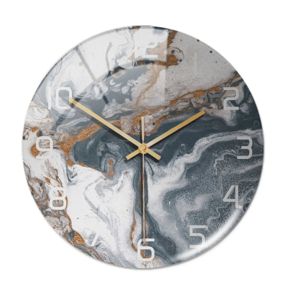 Marbella | Orologio da Parete Moderno in Marmo Design 3