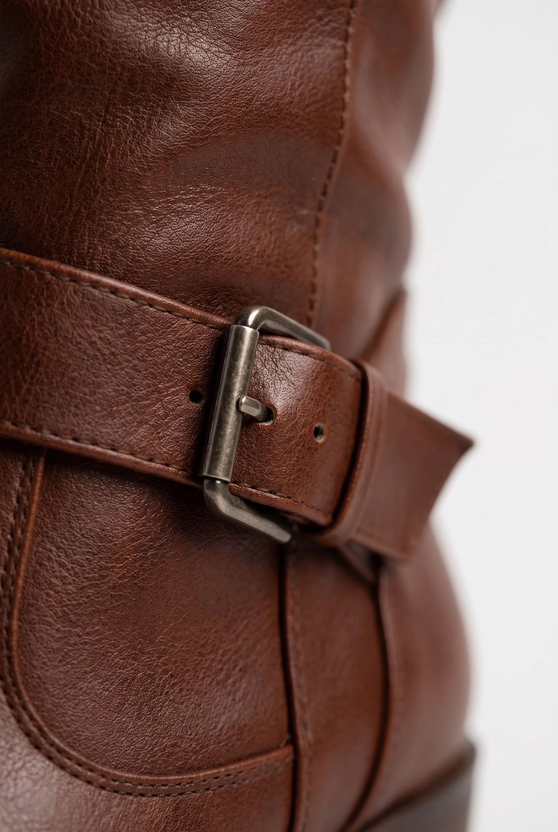 Marvala | Braune Damenstiefel Mit Weitem Schaft