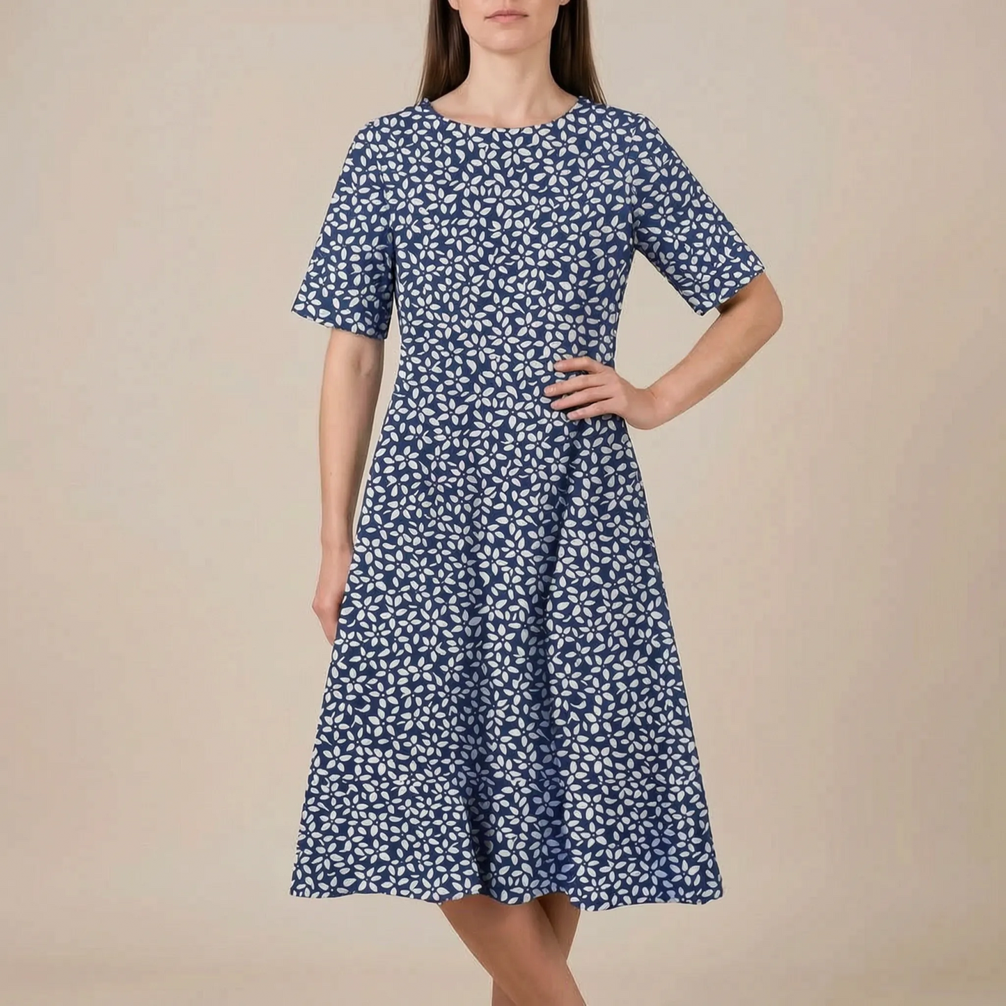 Maveon | Luftiges Midikleid Sommer Mit Floralem Print