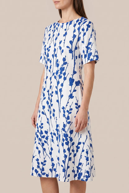 Maveon | Luftiges Midikleid Sommer Mit Floralem Print