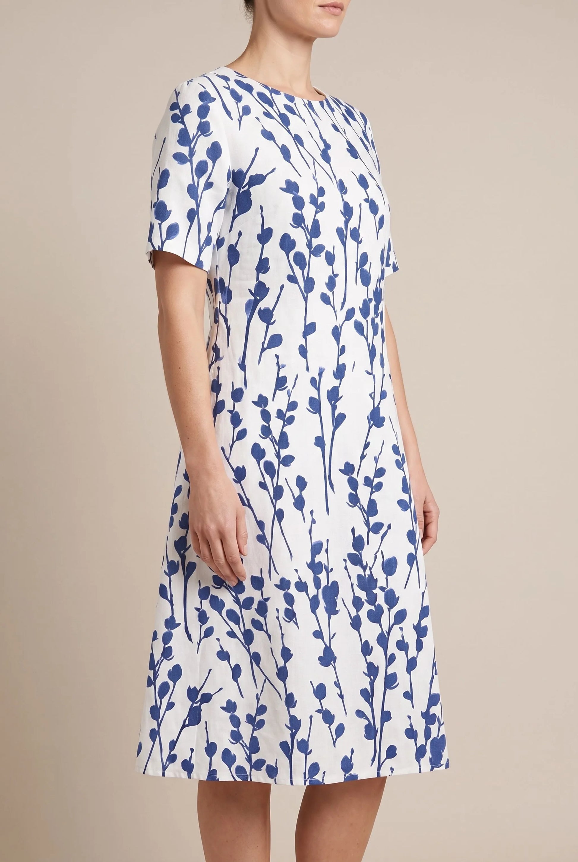 Maveon | Luftiges Midikleid Sommer Mit Floralem Print