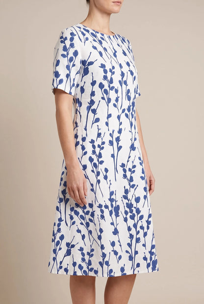 Maveon | Luftiges Midikleid Sommer Mit Floralem Print