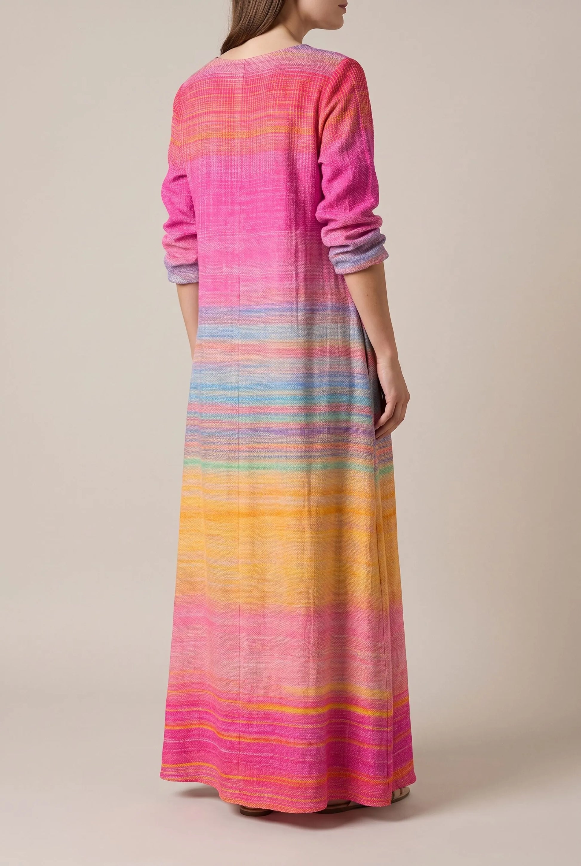 MaxiGlow | Buntes Damenkleid Mit Farbverlauf