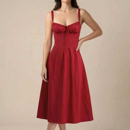 Meadia | Ärmelloses Midikleid