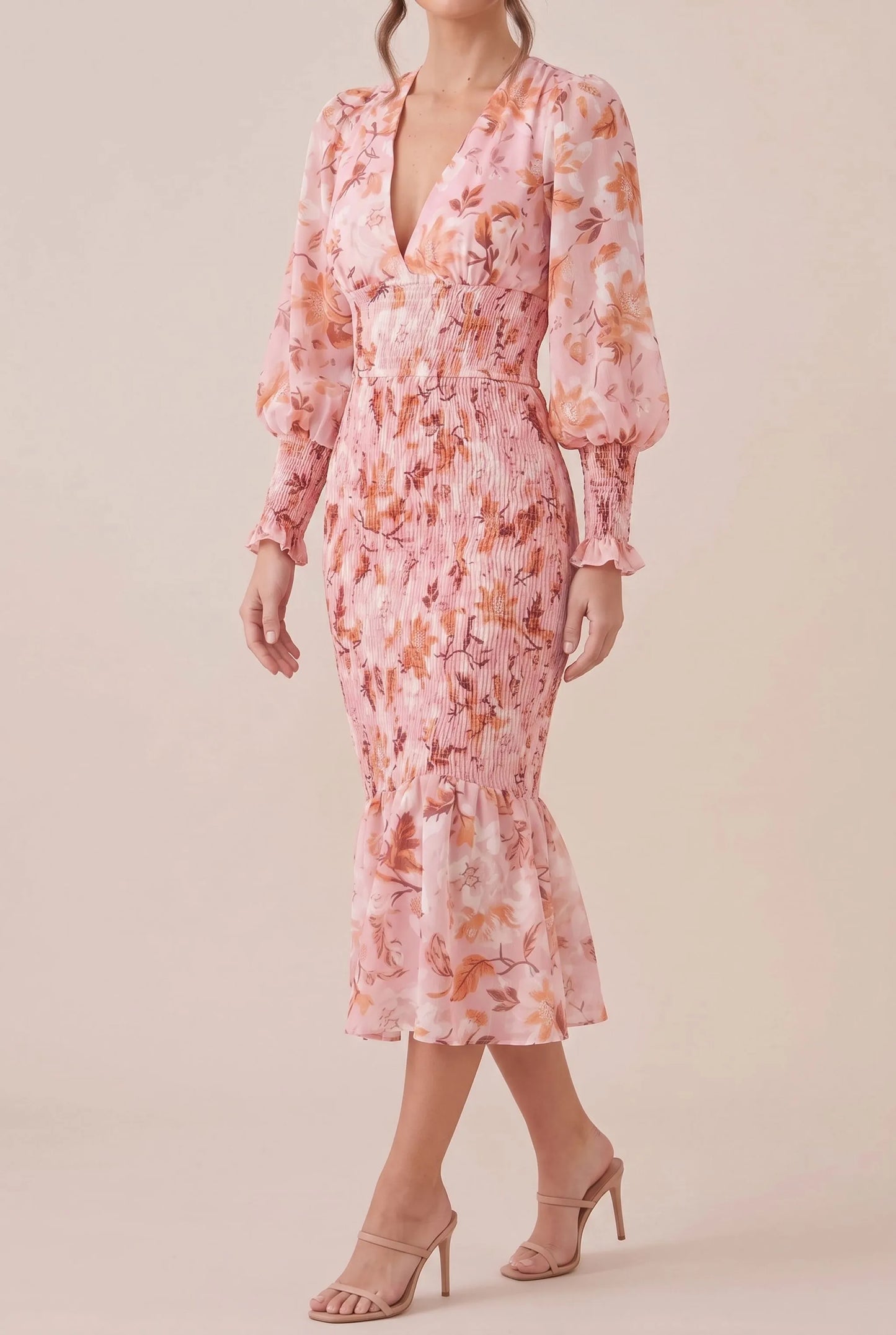 Milyris | Figurbetontes Midikleid