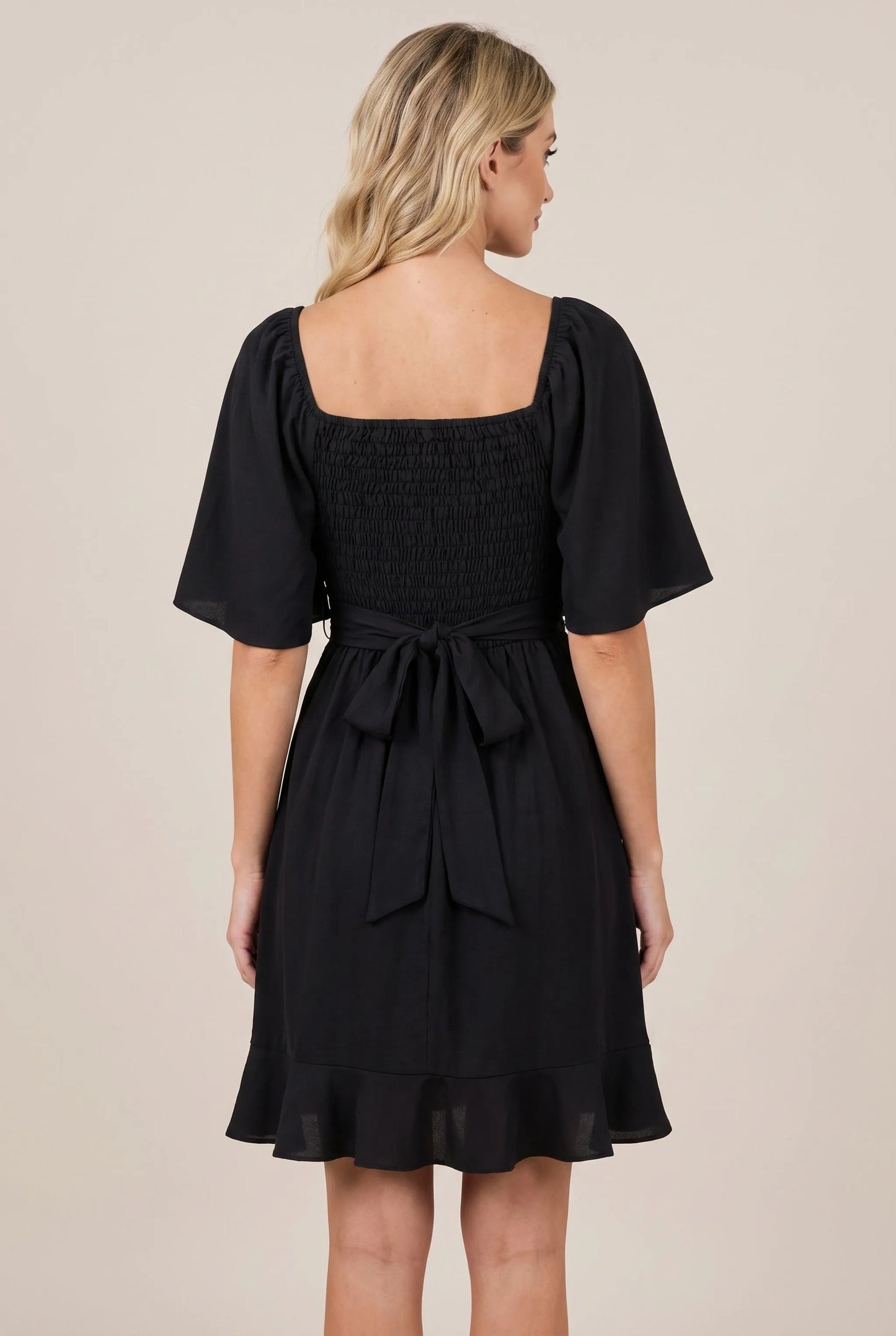 Mirea | Schickes Schwarzes Sommerkleid