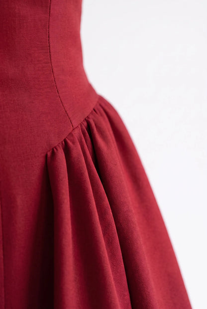 Mivana | Festliches Midikleid Mit Faltenrock