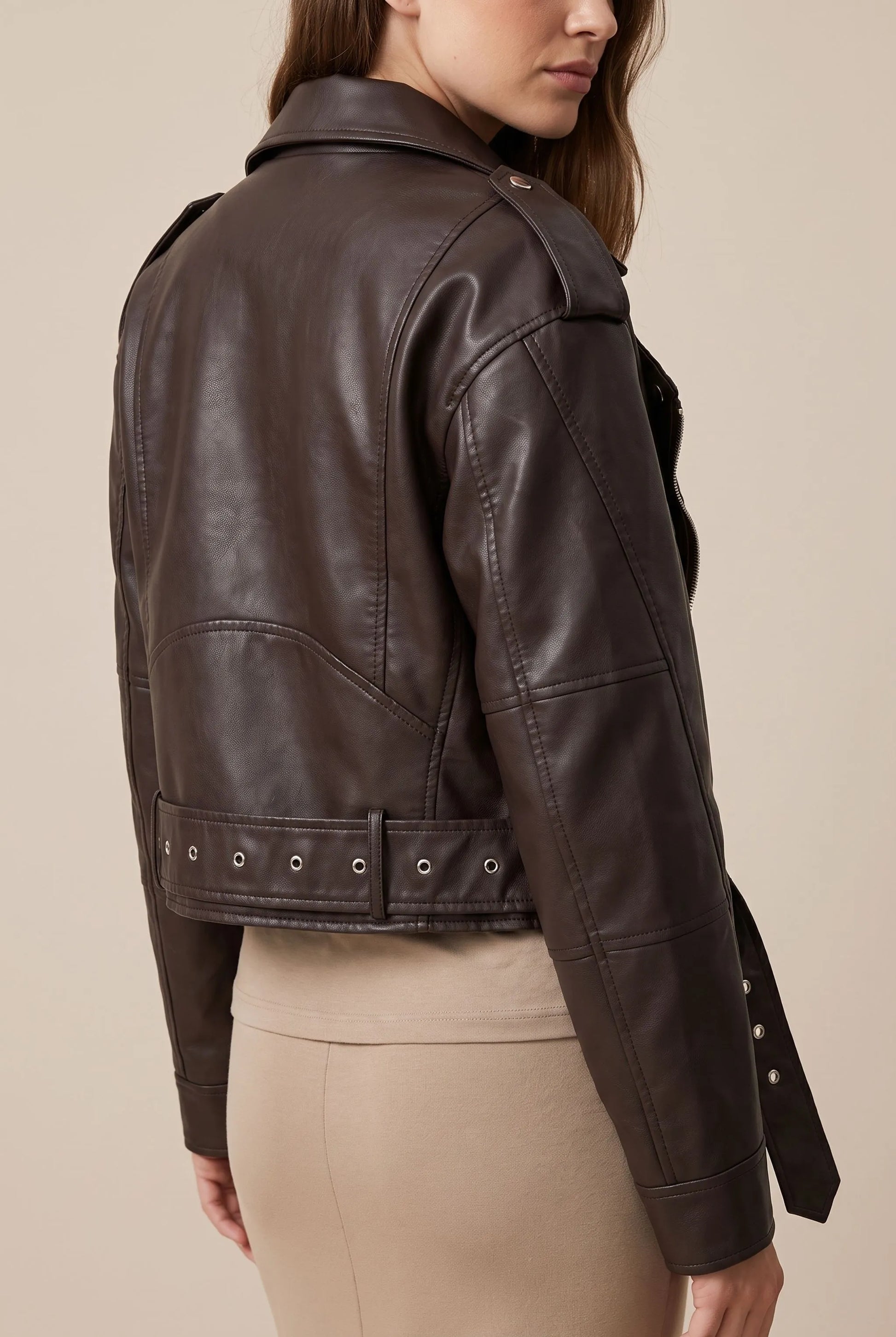 Motorixa | Kurze Bikerjacke Im Motorradstil