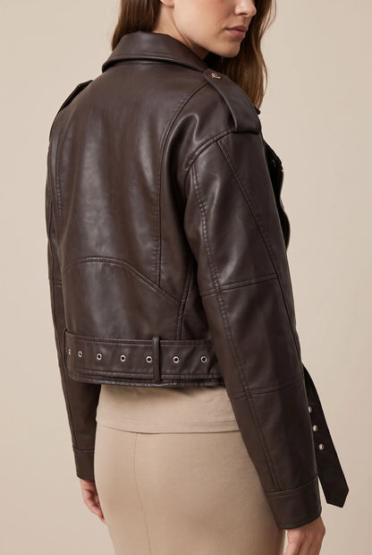 Motorixa | Kurze Bikerjacke Im Motorradstil