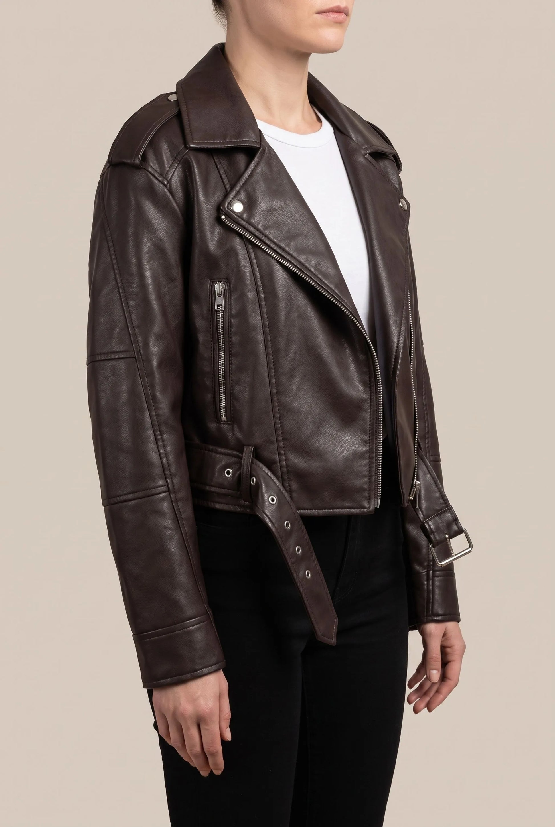 Motorixa | Kurze Bikerjacke Im Motorradstil