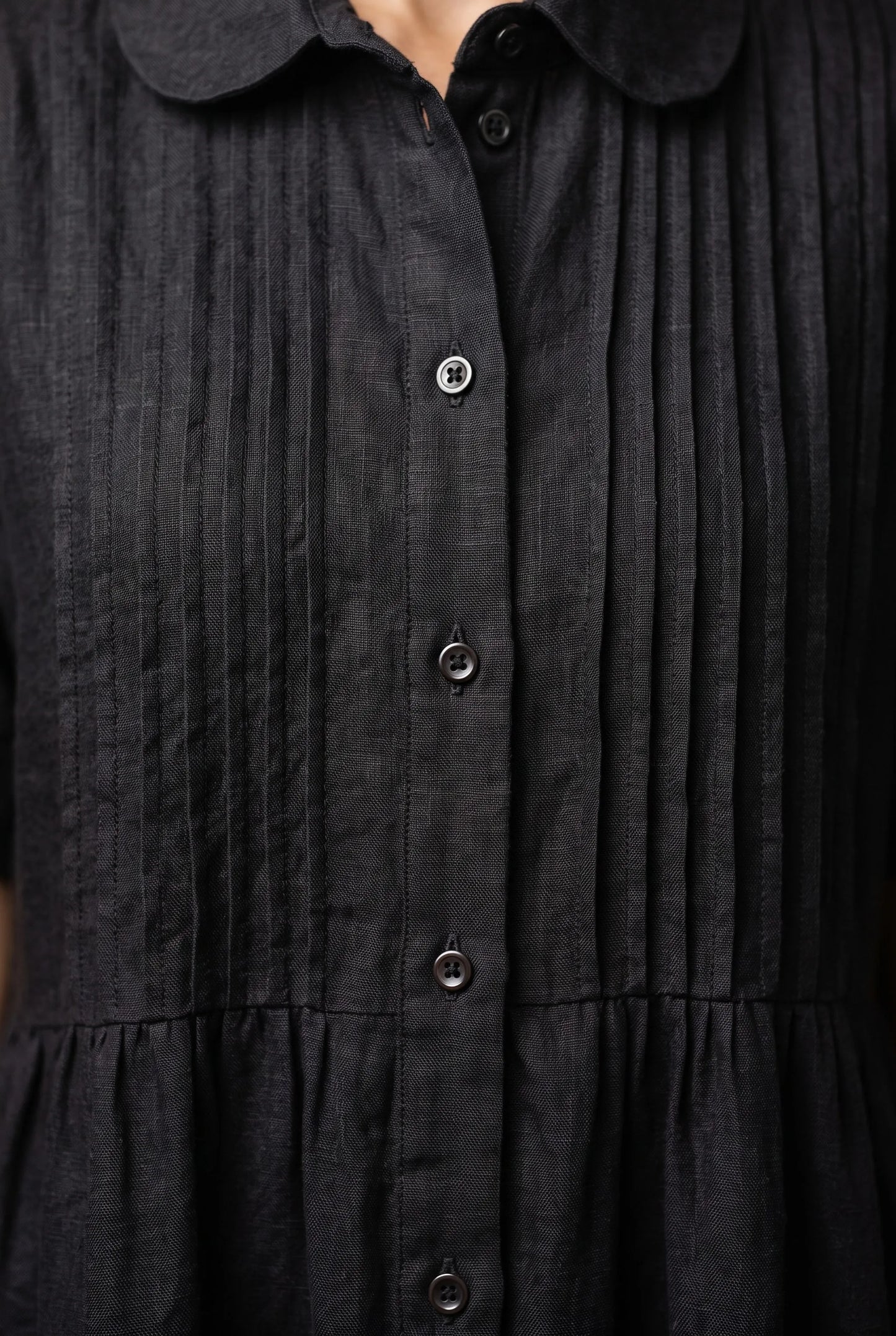 Nivenia | Weit Geschnittenes Sommerkleid Mit Halber Knopfleiste