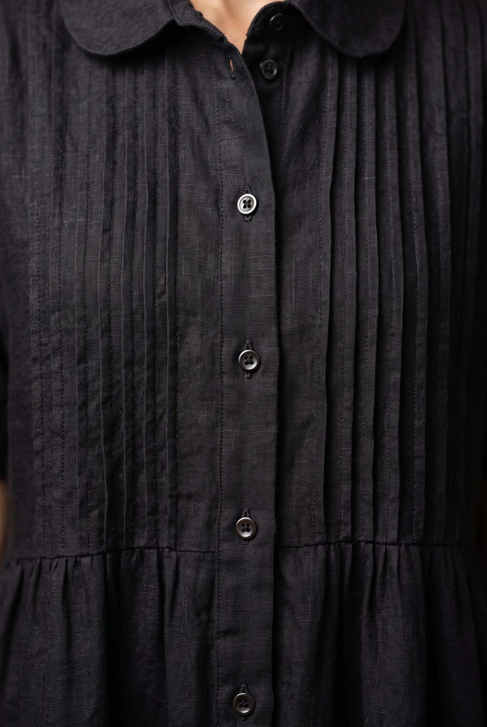 Nivenia | Weit Geschnittenes Sommerkleid Mit Halber Knopfleiste
