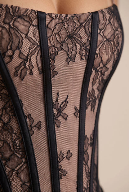 Nocturne | Kurzes Figurbetontes Korsettkleid