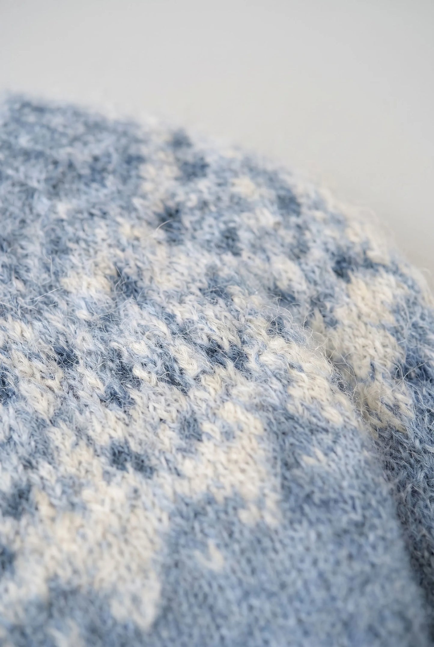 Norvena | Hellblauer Damenpullover Mit Norwegermuster