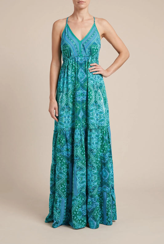 Novalo | Fließendes Maxikleid Im Sommerlichen Boho-Stil