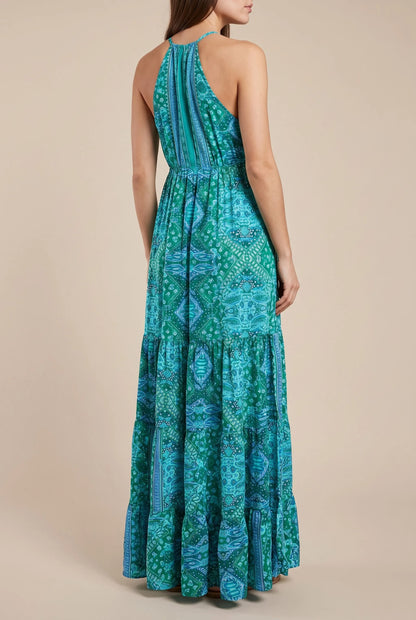 Novalo | Fließendes Maxikleid Im Sommerlichen Boho-Stil