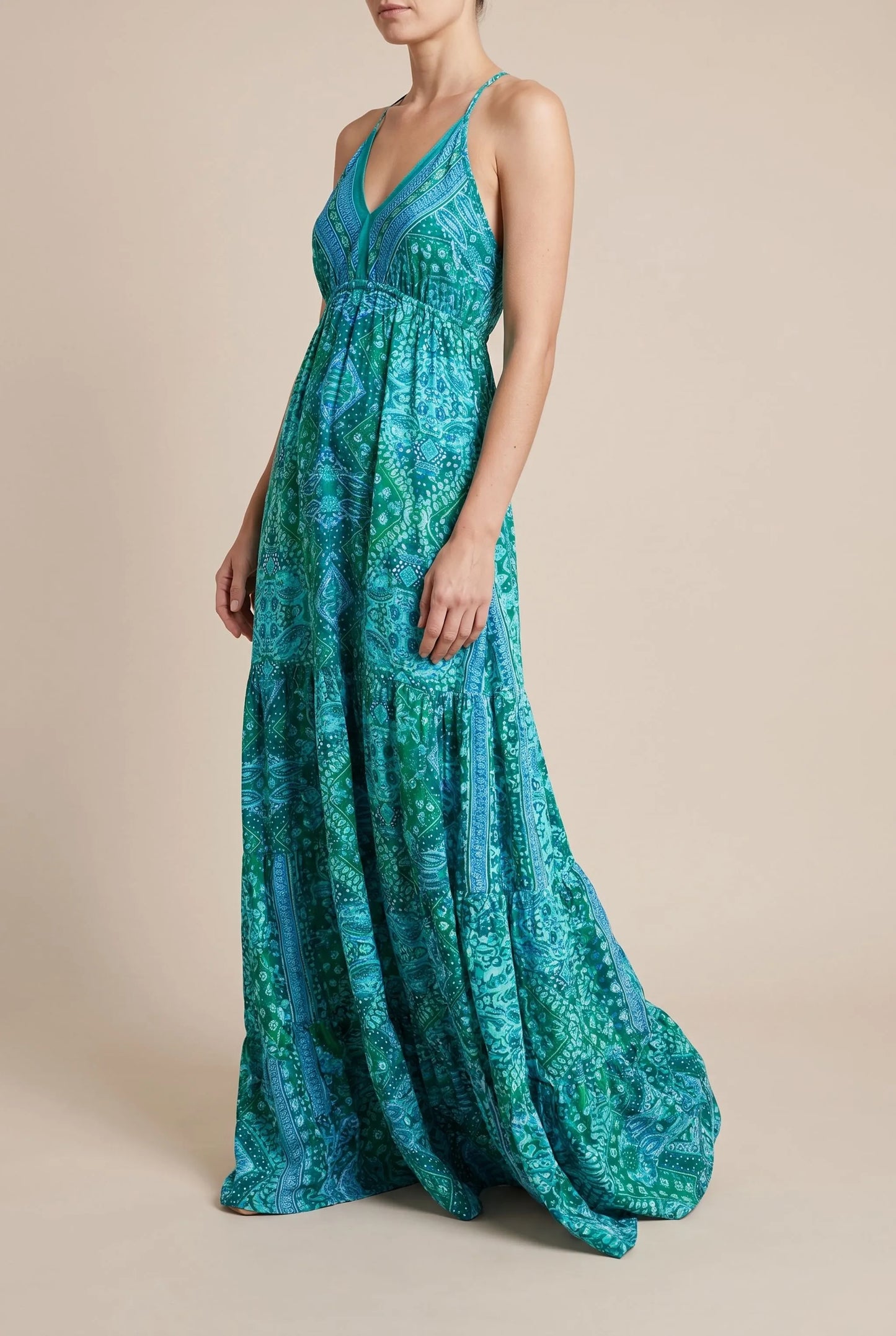 Novalo | Fließendes Maxikleid Im Sommerlichen Boho-Stil
