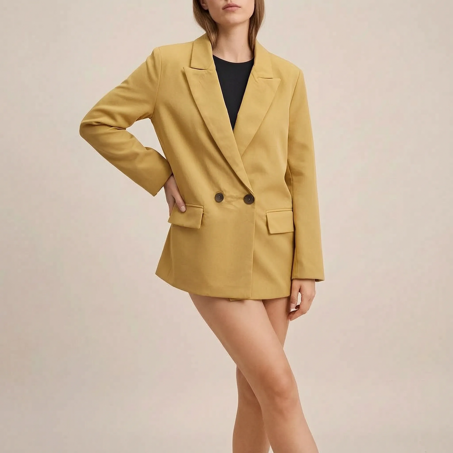 Novastyl | Klassischer Zweireihiger Blazer Damen